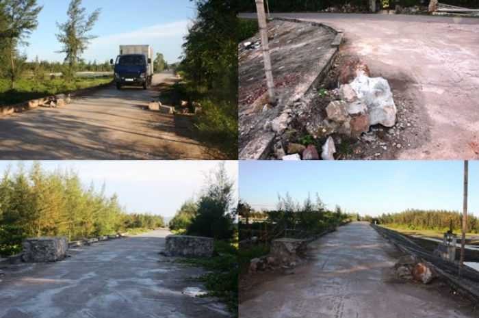 Dân lập ‘chiến lũy’ ngăn xe quá tải phá nát đường trăm tỷ