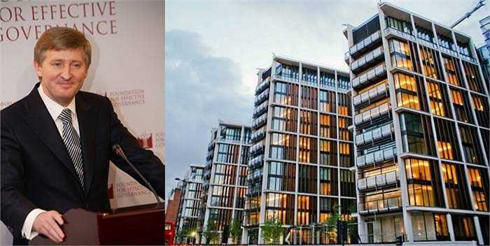 Rinat Akhmetov - người được cho là giàu nhất Ukraina chi 221 triệu USD mua căn hộ trong khu Knightsbridge ở London.