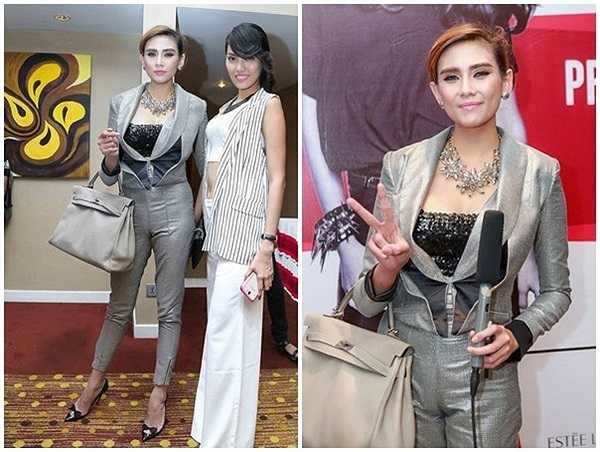 Hoàng Yến cùng ghi danh mình vào những mỹ nhân dùng hàng hiệu.