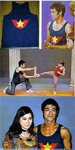 Kiểu áo ba lỗ tank-top nhiều lần xuất hiện cùng Lý Tiểu Long.