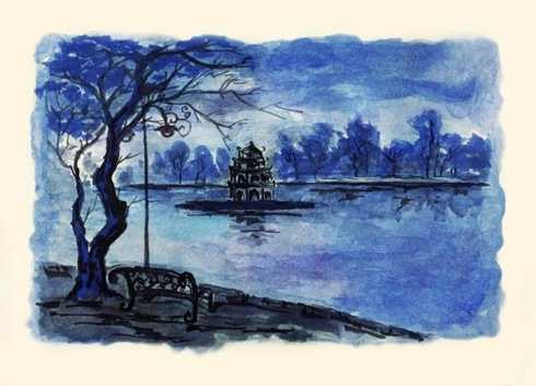 Ngỡ ngàng tài vẽ tranh của chàng hotboy cảnh sát