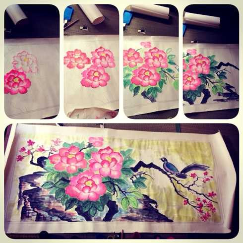 Ngỡ ngàng tài vẽ tranh của chàng hotboy cảnh sát