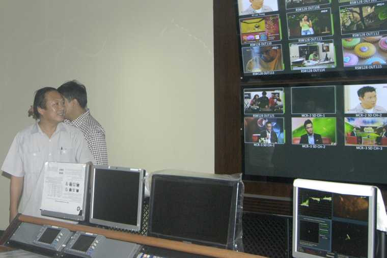 Thứ trưởng Trương Minh Tuấn làm việc với Đài Truyền hình VTC