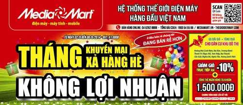 MediaMart: Giảm giá siêu sốc 10.000 sản phẩm