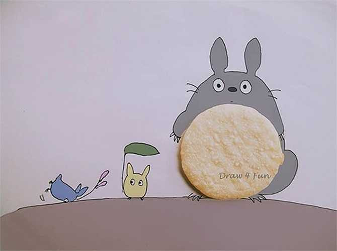 Tác phẩm kute từ chiếc bánh gạo của Còi Xương.