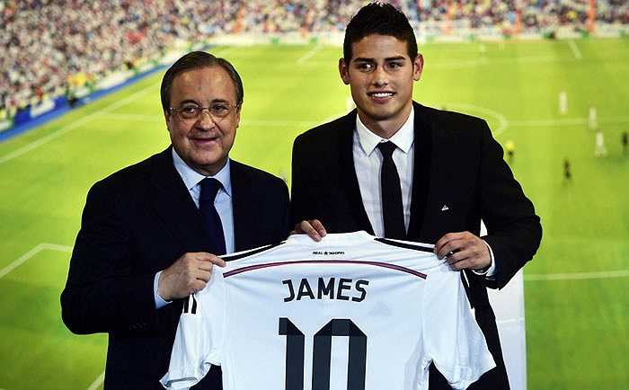 Ở hàng tiền vệ, James Rodriguez là người được nhắc đến nhiều nhất. Để có được cựu cầu thủ Monaco, Real Madrid đã tiêu tốn 70 triệu bảng