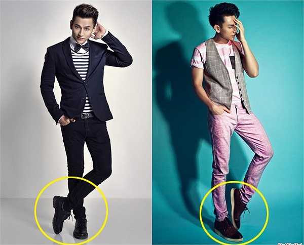 Trong hồ sơ công khai, thủ lĩnh Isaac của nhóm 365 được khai cao 1m72 nhưng anh phải nhờ cậy nhiều đến giày độn trong các shoot hình, sân khấu hay đời thường.