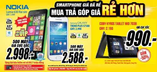 Khuyến mại tựu trường 2014 - Bão giảm giá hàng công nghệ tại MediaMart