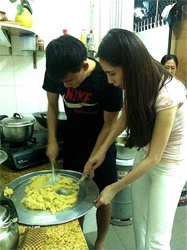 Một góc nhà của Thủy Tiên ở Kiên Giang. 