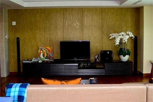 Nội thất trong căn nhà được bài trí khá đơn giản.