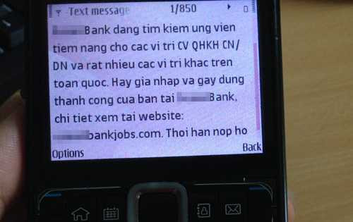 ngân hàng tuyển dụng