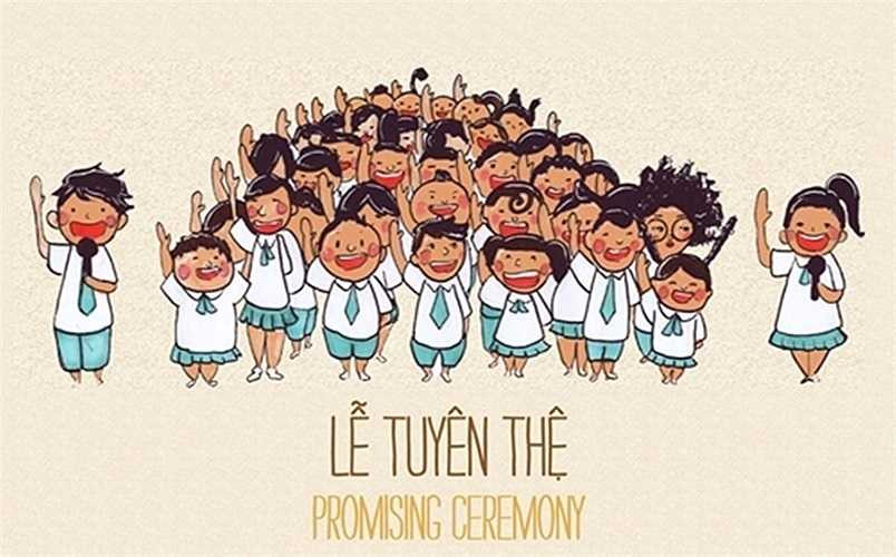 Lễ tuyên thệ được tổ chức một lần trong năm vào ngày khai giảng. Thầy trò LSTS cùng nhau hứa sẽ thực hiện tốt 6 giá trị cốt lõi, xứng đáng là thành viên của gia đình LSTS.