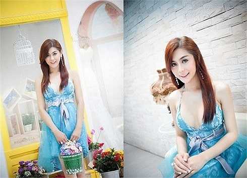 Không như lần xuất hiện trước, Lâm Chi Khanh mất điểm vì 'thương hiệu' váy áo sến sẩm.