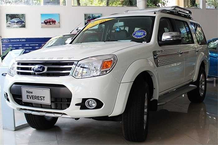 Ford Everest là mẫu xe có giá mềm nhất trong phân khúc này với 3 lựa chọn có giá bán từ 774 đến 921 triệu đồng. Xe được đánh giá cao ở khả năng vận hành, đặc biệt là dành cho các địa hình xấu. 