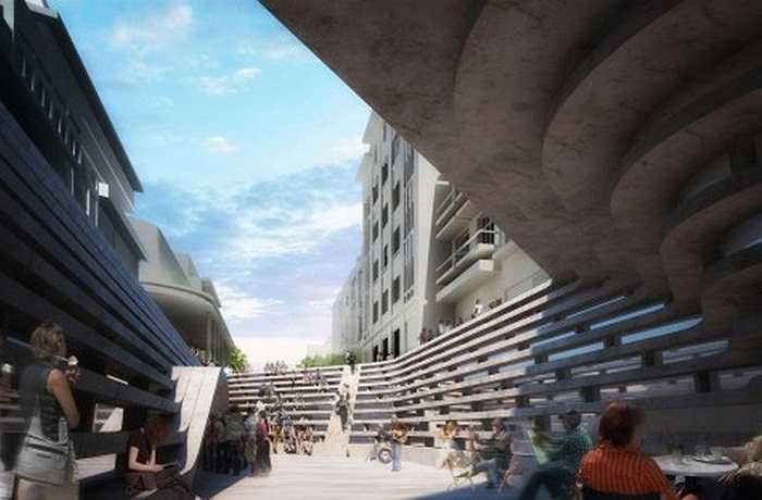 Dự án tu sửa đường Tràng Tiền của nhóm Studio 8 dựa trên những yếu tố trong quá khứ, đồng thời hướng tới mục tiêu mang lại cho người đi bộ một không gian thân thiện.