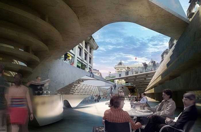 Theo như thiết kế mới, con đường này được chia ra thành các khu vực mới cho người đi bộ. Việc tạo ra những không gian mới này sẽ giúp người đi bộ có thể tham gia nhiều hoạt động khác nhau.