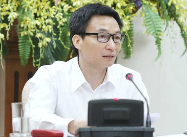 Phó Thủ tướng Vũ Đức Đam tại cuộc làm việc với Hiệp hội Cao đẳng cộng đồng Việt Nam, ngày 12/8.