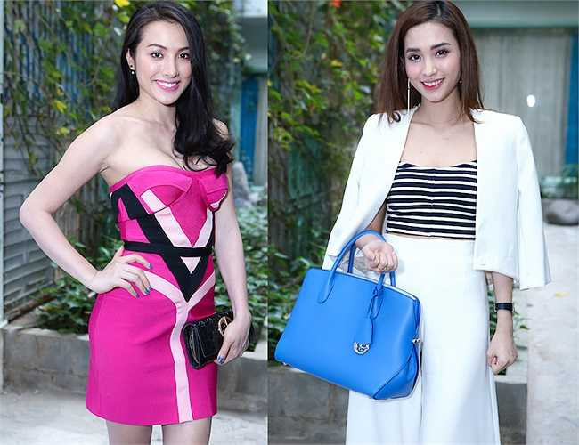 Hai người đẹp gây bất ngờ vì ngoại hình giống hệt nhau. 