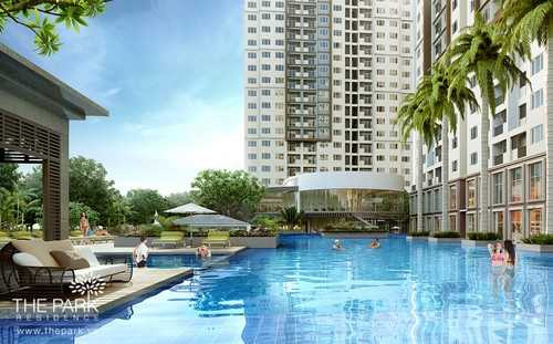 Hồ bơi chân mây rộng 2000 m2 tại The Park Residence