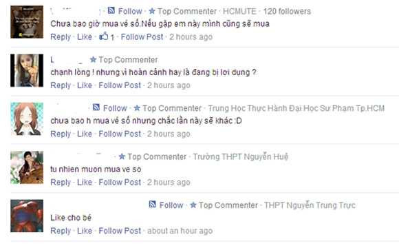 em bé bán vé số