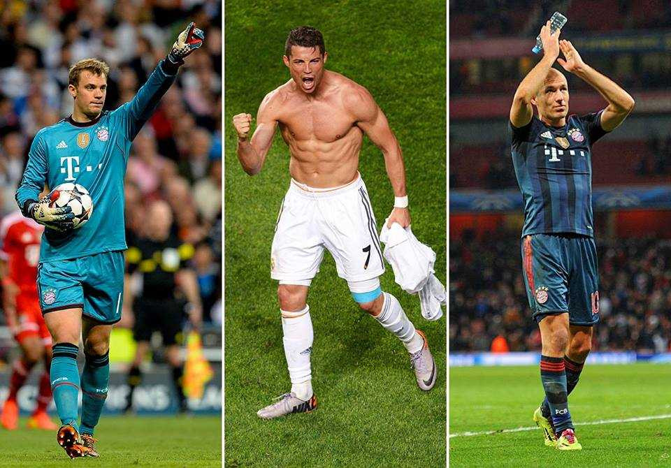 Tin sáng 15/8: Ronaldo, Neuer, Robben xuất sắc nhất Châu Âu