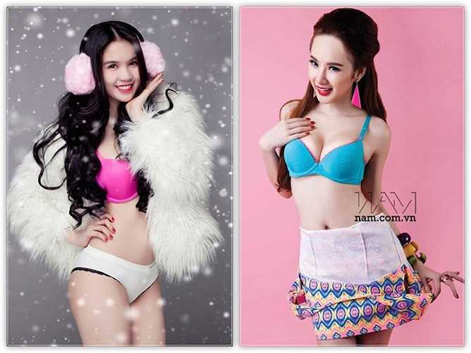 Ngọc Trinh có lẽ đã ‘ấm chỗ’ trên ngôi vị này, nếu như trong showbiz thiếu vắng đi một cái tên ‘hot’ không kém: Angela Phương Trinh. 