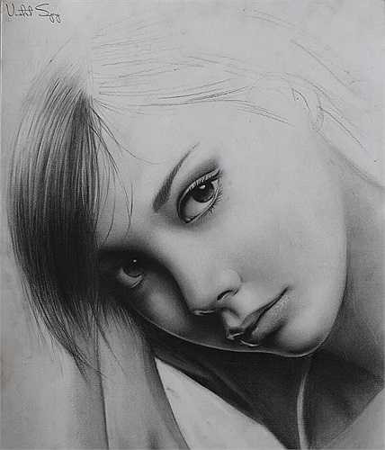 Bức vẽ đánh dấu thời điểm chính thức biết đến thể loại truyền thần, 1 trong những bức đầu tay.