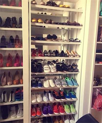 Mai Phương Thúy cũng là một trong những sao Việt mê hàng hiệu, đặc biệt là giày dép.