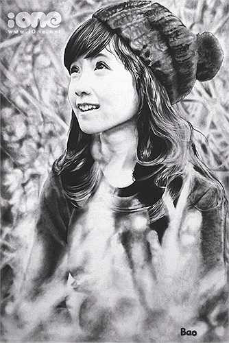 Hoàng Nghĩa Bảo cho biết, anh chàng thích học vẽ vào năm cấp 1, cấp 2 nhưng mãi lên lớp 11 thì mới bắt đầu vẽ nghiêm túc. 