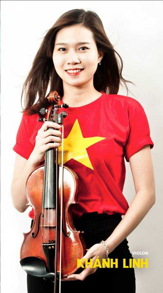 Nghệ sĩ trẻ violon Khánh Linh.
