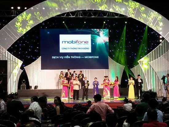 MobiFone được bình chọn "Sản phẩm dịch vụ Việt Nam được tin dùng"