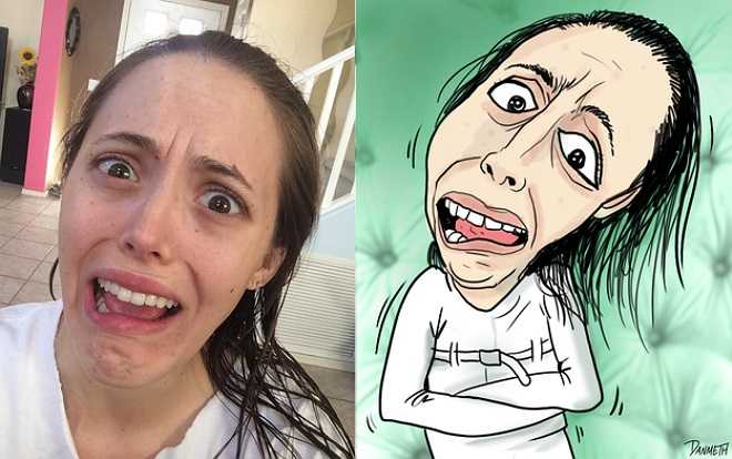 Cũng chính vì vậy mà một trào lưu mới mang tên vẽ ảnh mặt xấu ra đời.