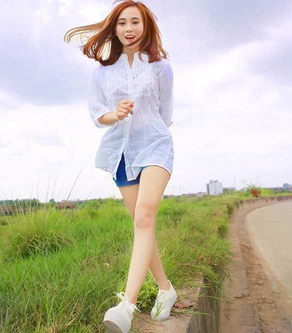 Thúy Kiều cao 1,65m. Ảnh: Ducky Duck.