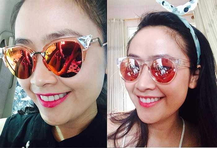 Hình ảnh xinh đẹp, tươi trẻ và sành điệu của Nhã Uyên trong hiện tại. 