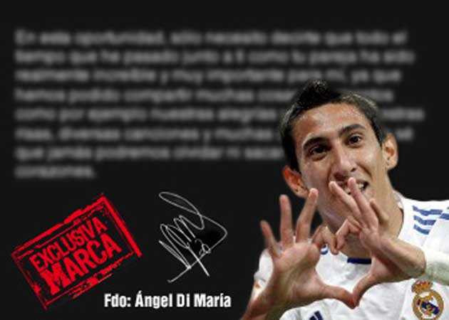 Di Maria giải thích rõ lý do buộc anh phải ra đi