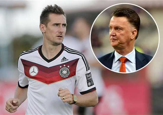 Klose ngán ngẩm khi nhắc về Van Gaal