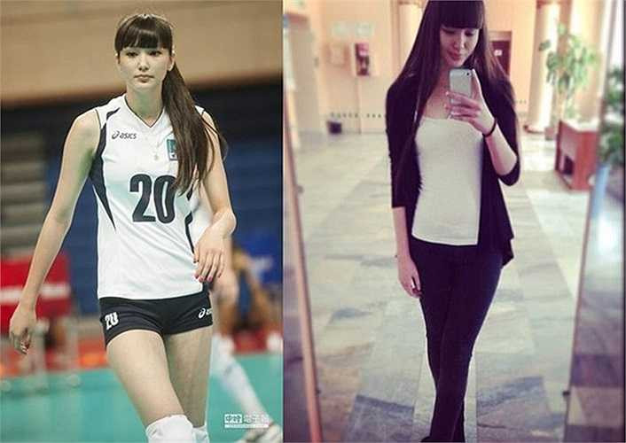 Altynbekova Sabina được mệnh danh là nữ thần bóng chuyền. 