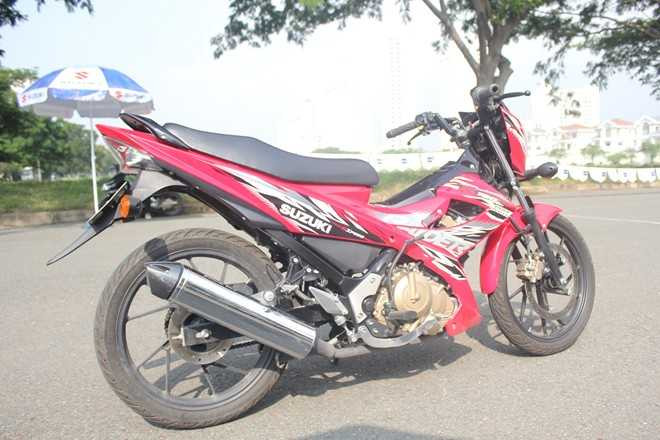 Suzuki Raider tuy mới ra mắt thị trường Việt Nam nhưng được rất nhiều người ưa thích. Ảnh: Minh Anh.