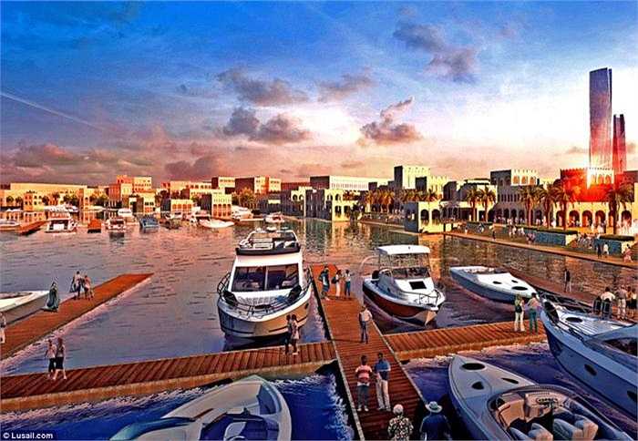 Khu VIP Lusail City Marina được xem là một thành phố thu nhỏ khác nằm trong lòng Lusail, hướng tới đối tượng người dân và du khách giàu có. Ước tính, Lusail sẽ có khoảng 250.000 cư dân sinh sống. 