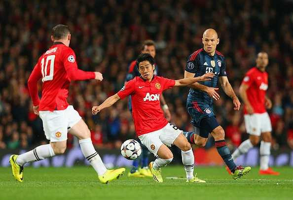 Trận đấu cuối cùng của Kagawa trong màu áo Quỷ đỏ ở Champions League là trận lượt đi gặp Bayern Munich.