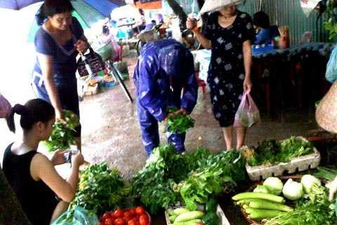 nghỉ lễ, thực phẩm, rau xanh, chợ, 2/9