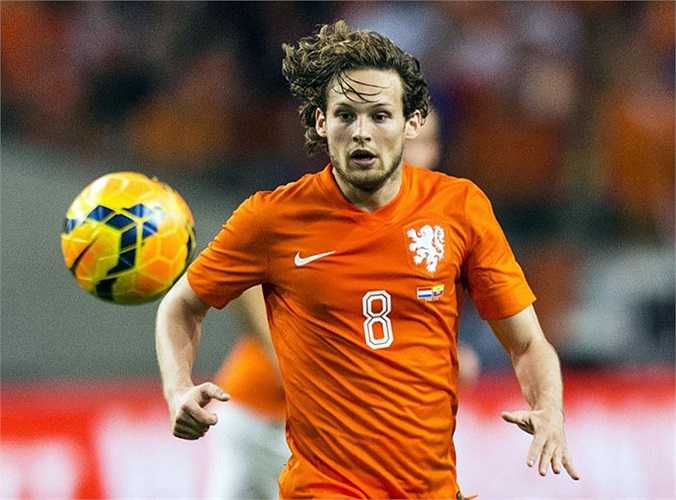 Tân binh Daley Blind sẽ đá thấp nhất ở hàng tiền vệ