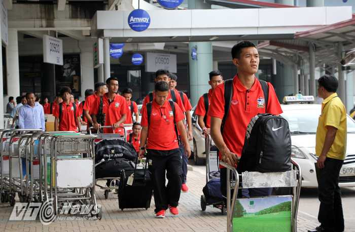 U19 Thái Lan đến Việt Nam