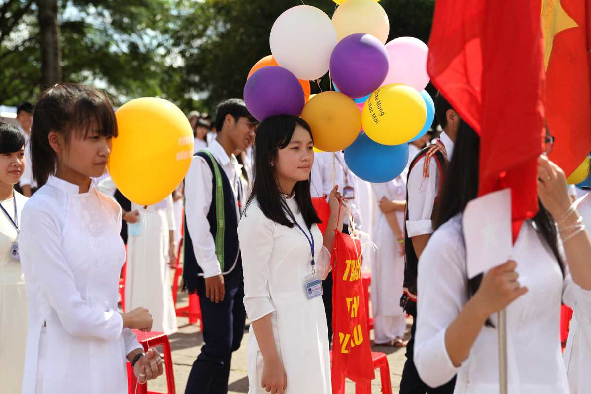 khai giảng năm học mới