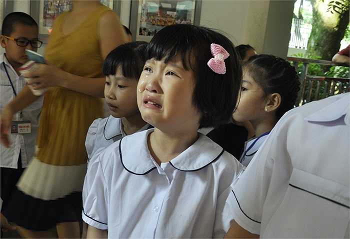 Ngày tựu trường đầu tiên luôn rất đáng nhớ với các em học sinh tiểu học. (Ảnh: Minh Chiến)