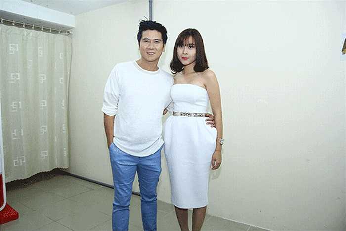 Lưu Hương Giang và Hồ Hoài Anh xuất hiện khá giản dị, nhưng tinh tế và sang trọng.