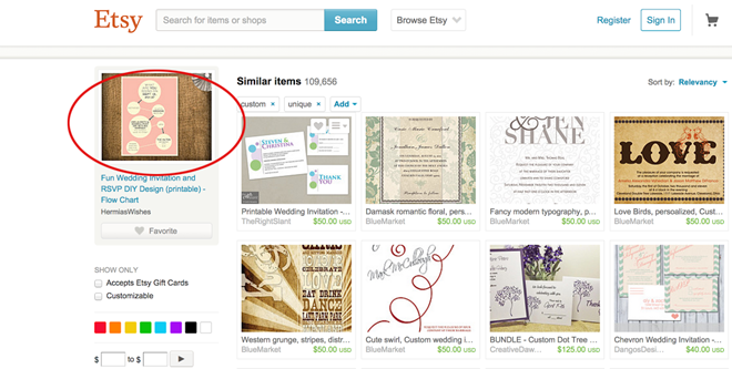 Hình ảnh tấm thiệp được rao bán với giá 30 USD.