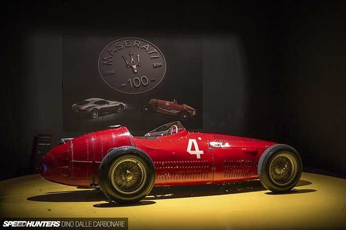 Maserati 250F là một trong những xe F1 được yêu mến nhất. Chiếc xe này gặt hái vinh quang giai đoạn 1954-1960 và có vị trí xứng đáng tại bảo tàng này.