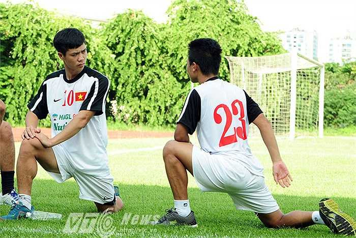 Công Phượng đang phát triển cơ bắp rất tốt