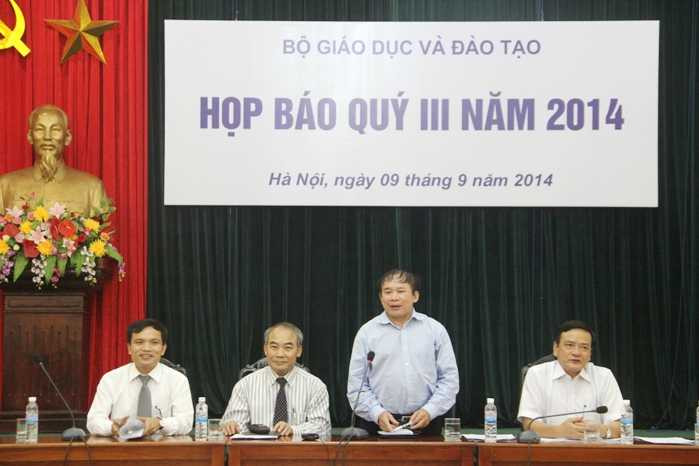 họp báo kỳ thi quốc gia